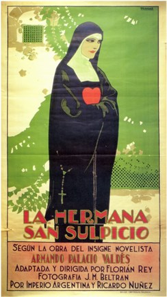 Framed La Hermana San Sulpicio Print