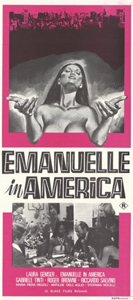 Framed Emmanuelle in America, c.1979 - style A Print