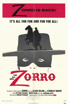 Framed Zorro Print