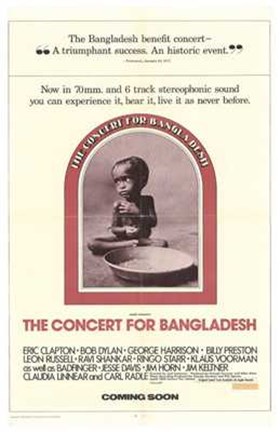 Framed Concert for Bangladesh Print