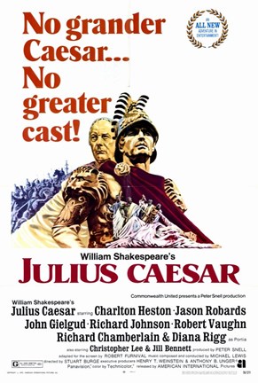 Framed Julius Caesar Print