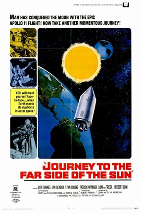 Framed Journey to the Far Side of the Sun Print