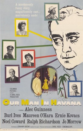 Framed Our Man in Havana Print