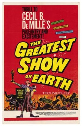 Framed Greatest Show on Earth De Milles Print