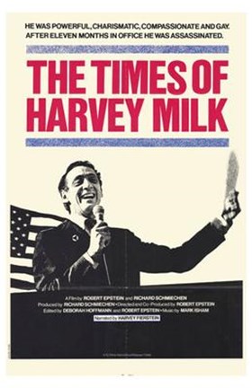 Framed Times of Harvey Milk Print