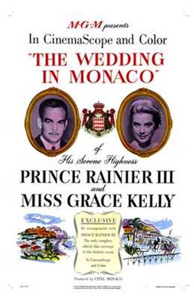 Framed Wedding in Monaco Print