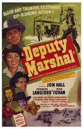 Framed Deputy Marshal Print