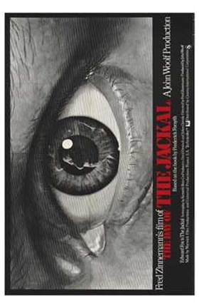 Framed Day of the Jackal Eye Closeup Print