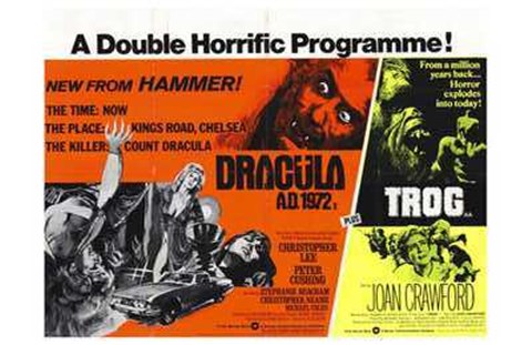 Framed Dracula A.D. 1972 - Trog Print