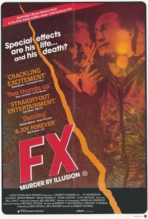 Framed Fx Murder By Illusion Movie Print