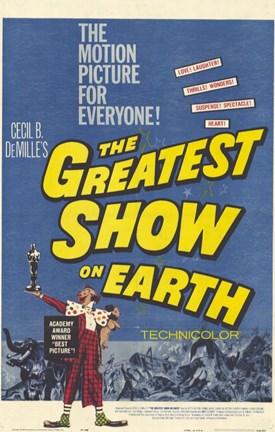 Framed Greatest Show on Earth Movie Print