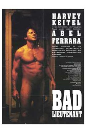 Framed Bad Lieutenant - Nude man Print
