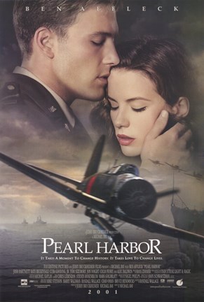 Framed Pearl Harbor Ben Affleck Print