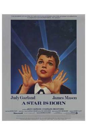 Framed Star is Born Garland Mason Print
