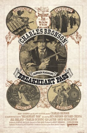 Framed Breakheart Pass Charles Bronson Print
