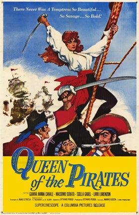 Framed Queen of the Pirates Print