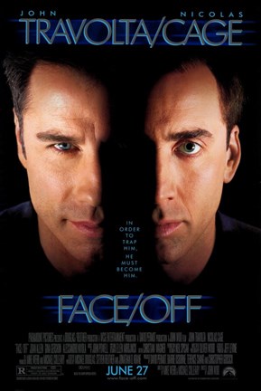 Framed Face Off Print