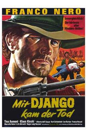 Framed Django  His Pride and Vengeance Print