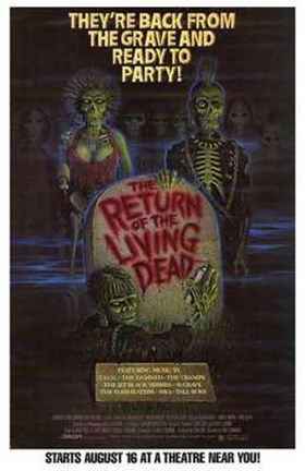 Framed Return of the Living Dead Movie Print