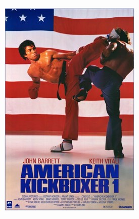 Framed American Kickboxer 1 Print