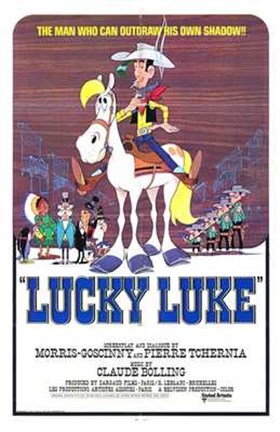 Framed Lucky Luke Print