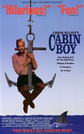 Framed Cabin Boy - on an anchor Print