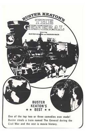 Framed General Black White Train Print