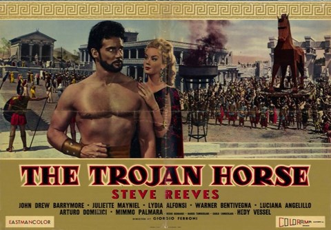 Framed Trojan Horse Print