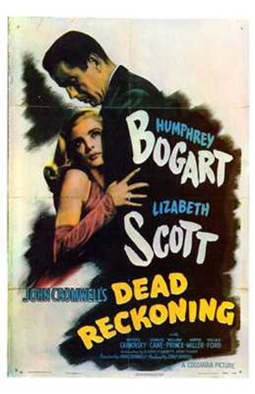 Framed Dead Reckoning Lizabeth Scott &amp; Humphrey Bogart Print