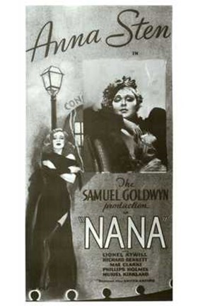 Framed Nana Anna Sten Print