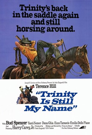 Framed Trinity is Still My Name movie poster Print