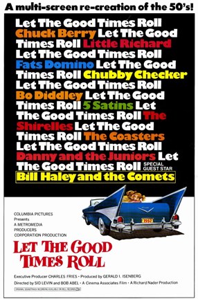 Framed Let the Good Times Roll Print