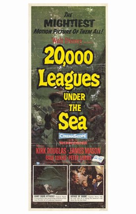 Framed 20 000 Leagues Under the Sea Mightiest Picture Print