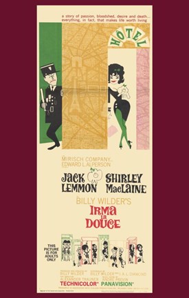 Framed Irma La Douce - tall Print