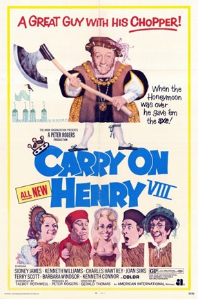 Framed Carry on Henry VIII Print