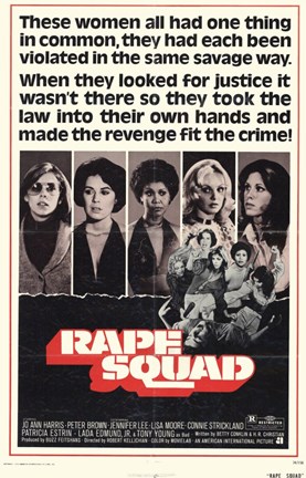Framed Rape Squad Print