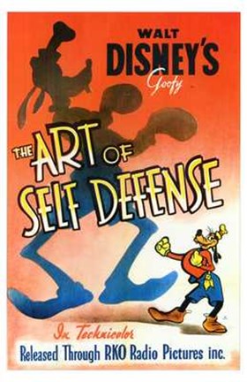 Framed Art of Self Defense Print