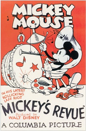 Framed Mickey&#39;s Revue Print