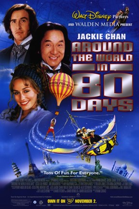 Framed Around the World in 80 Days by Disney Print