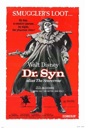 Framed Dr Syn  Alias the Scarecrow Print