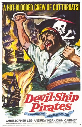 Framed Devil-Ship Pirates Print