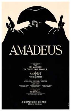 Framed Amadeus (Broadway Play) Print