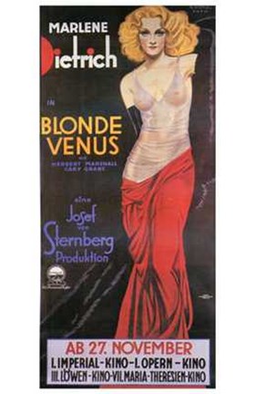 Framed Blonde Venus - posed Print