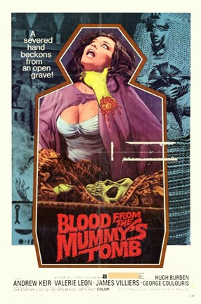 Framed Blood from the Mummy&#39;s Tomb Print