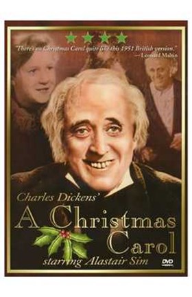 Framed Christmas Carol Alastair Sim Print