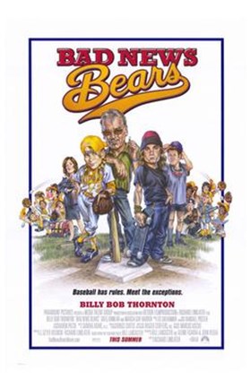 Framed Bad News Bears Billy Bob Thornton Print
