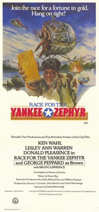 Framed Race for the Yankee Zephyr Print