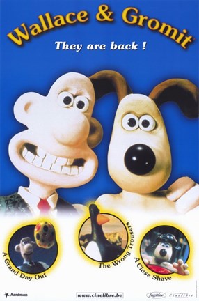 Framed Wallace  Gromit: the Best of Aardman Ani Print