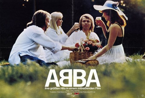 Framed Abba: the Movie Print