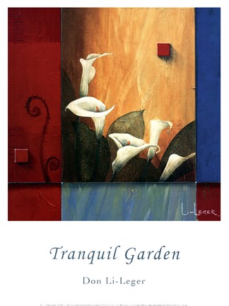 Framed Tranquil Garden Print
